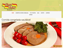 Tablet Screenshot of nutrisaborcongelados.com.br